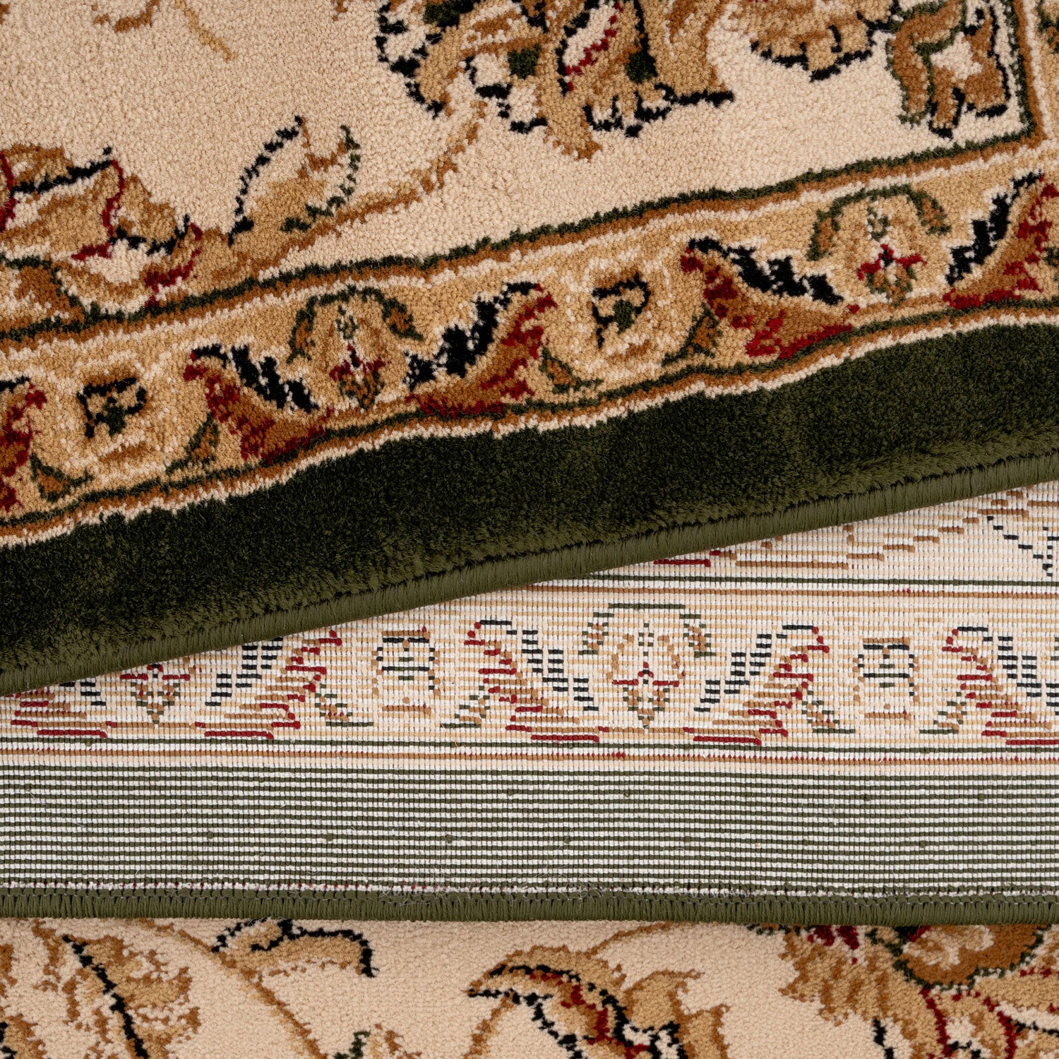 Traditional Green Runner Rug - Koa