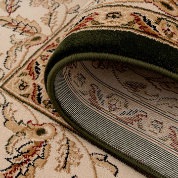 Traditional Green Floral Rug - Koa