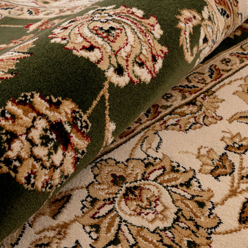 Traditional Green Runner Rug - Koa