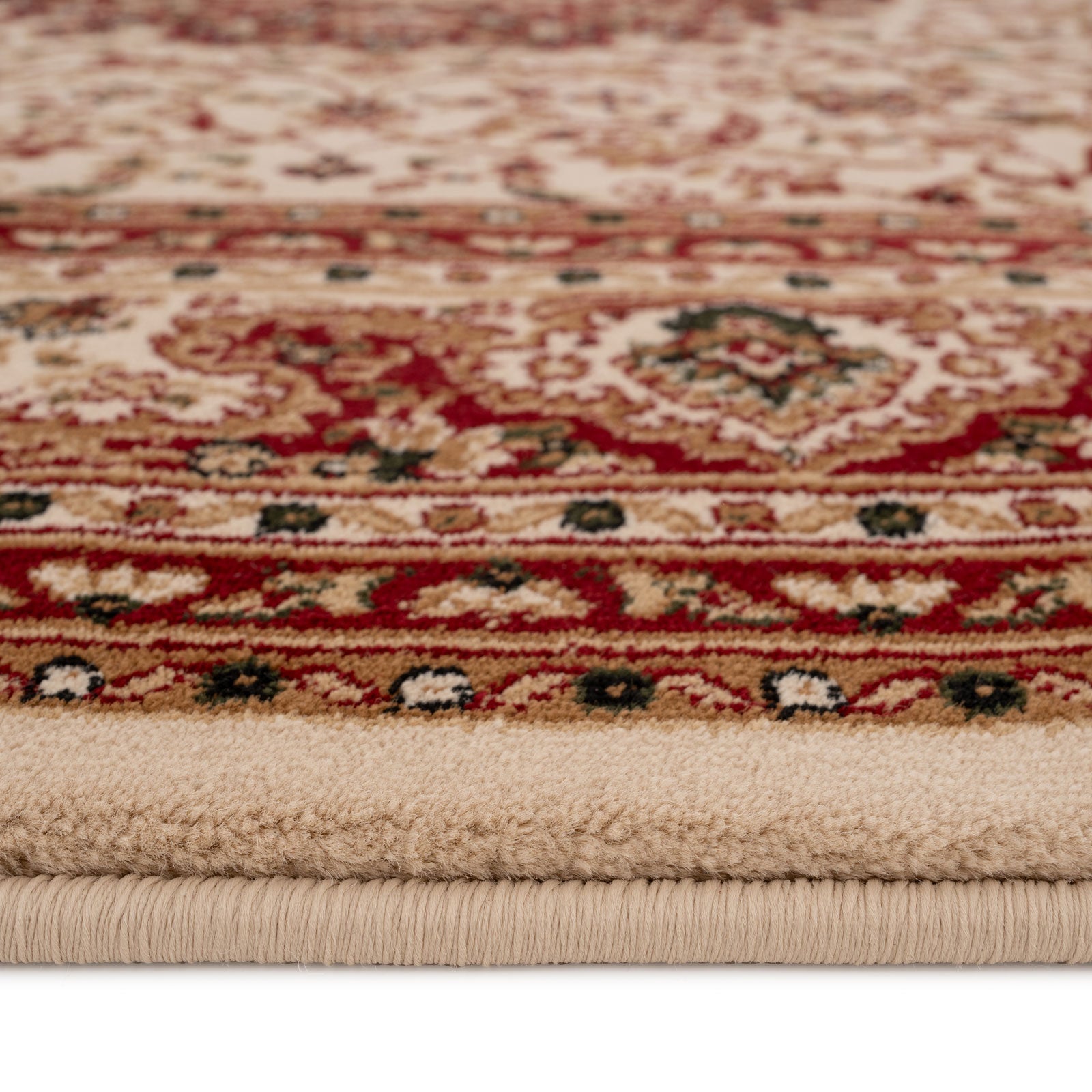 Traditional Regal Red Runner Rug - Navan