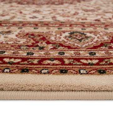 Traditional Regal Red Runner Rug - Navan