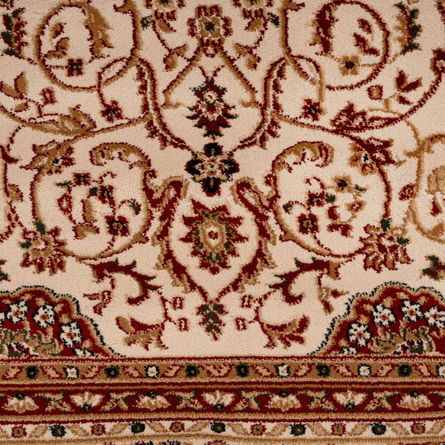 Traditional Regal Red Runner Rug - Navan