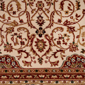 Traditional Regal Red Runner Rug - Navan