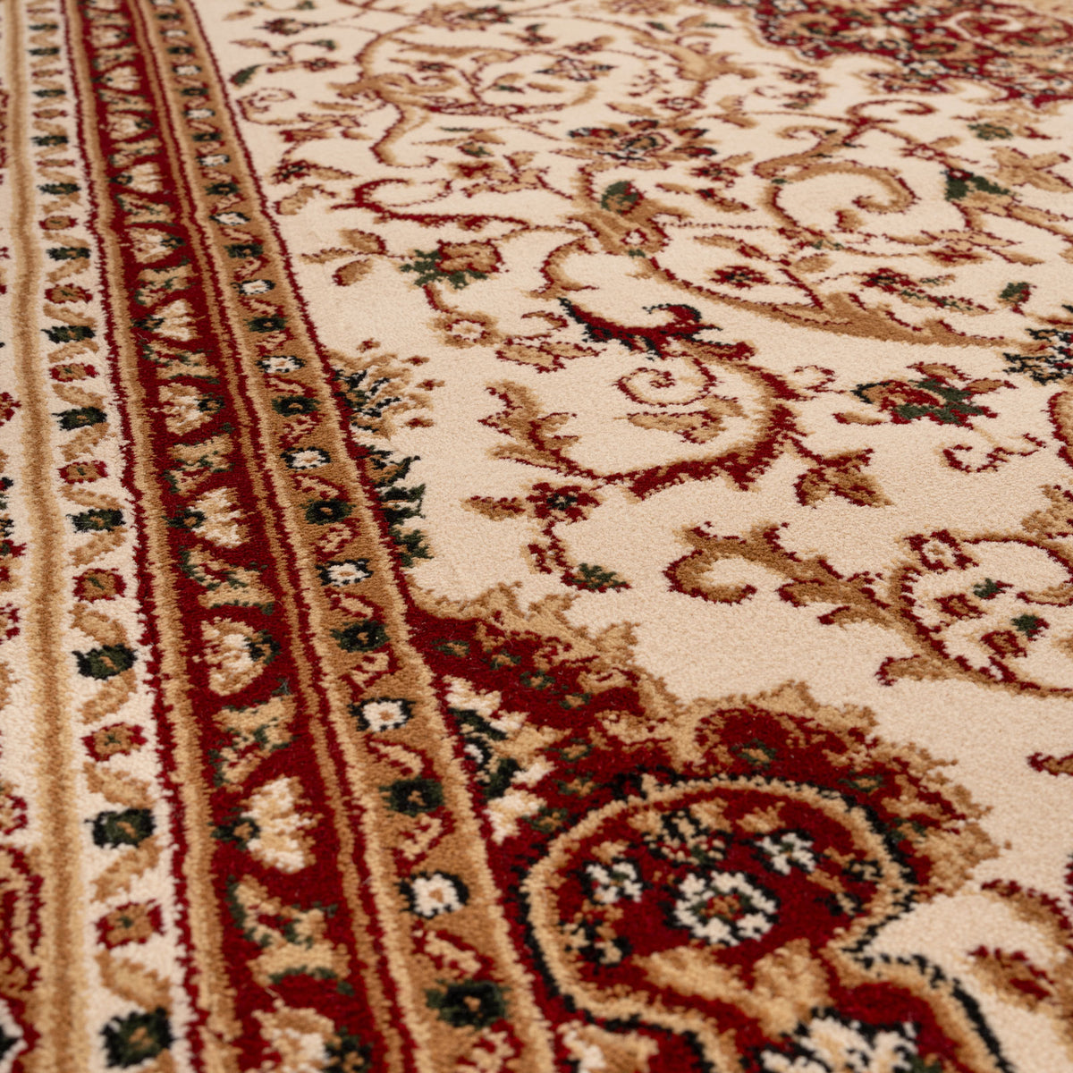 Rigal Rugs Traditional Regal Red Rug - Navan | Living Room Rugs | Kukoon Rugs Online