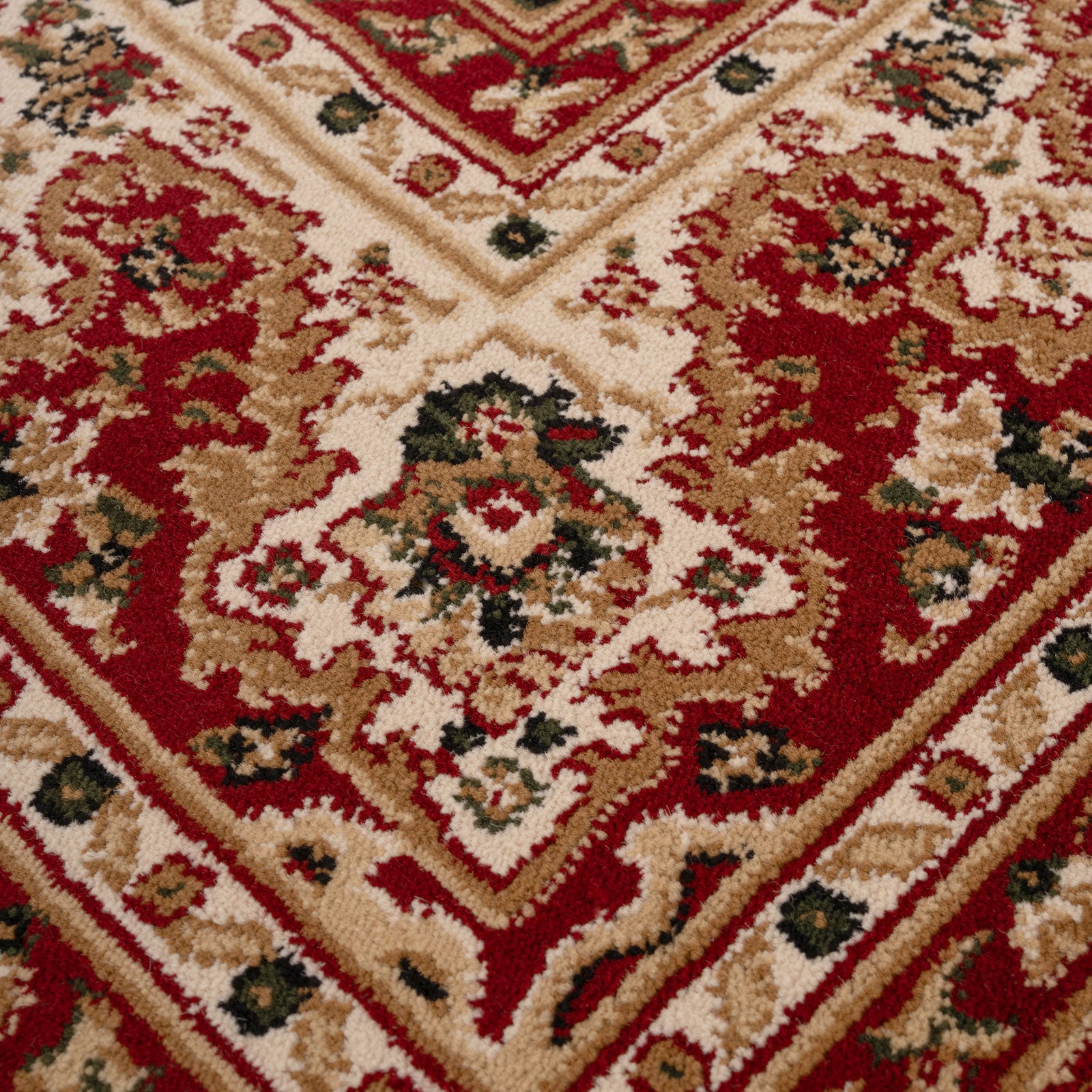 Traditional Regal Red Rug - Navan