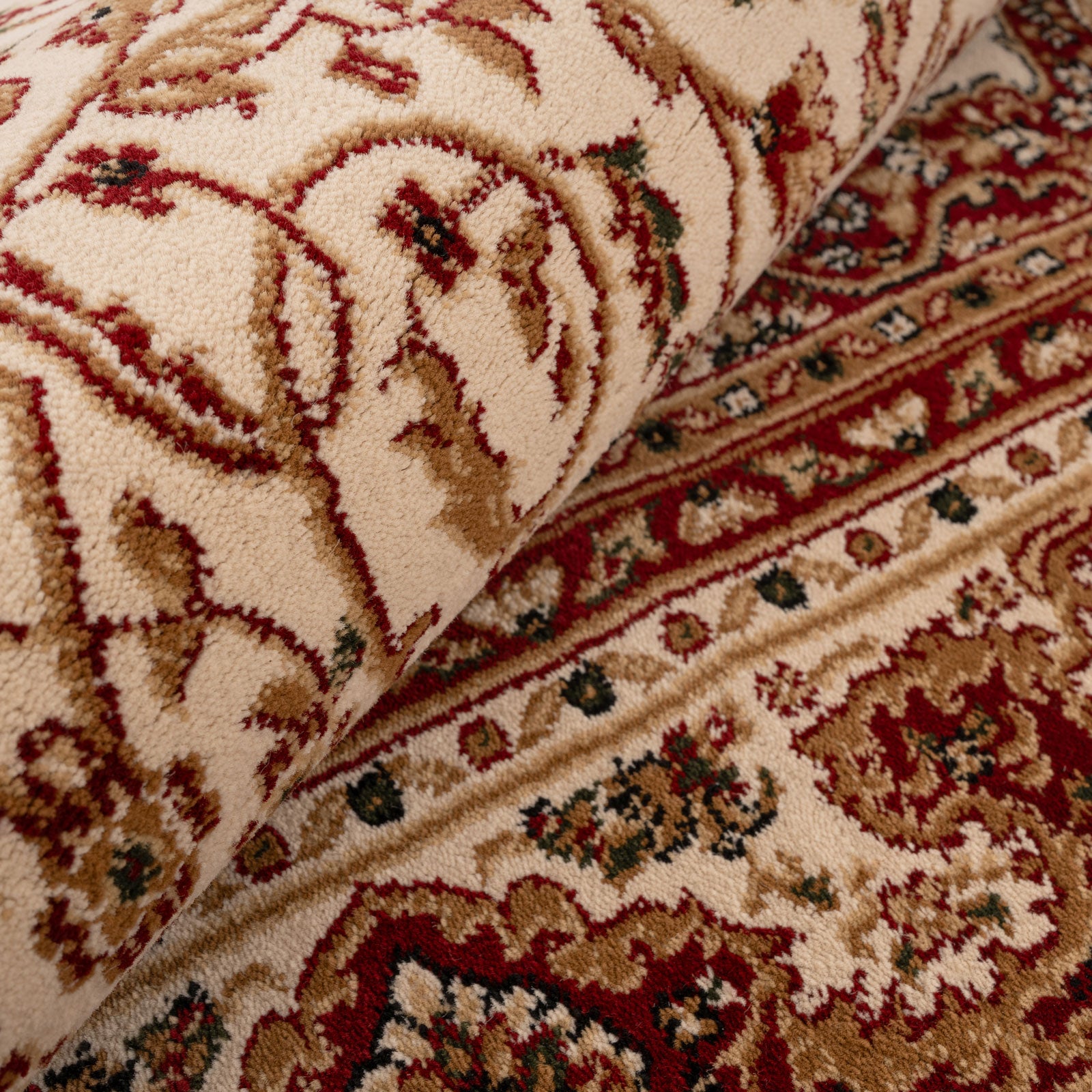 Traditional Regal Red Runner Rug - Navan