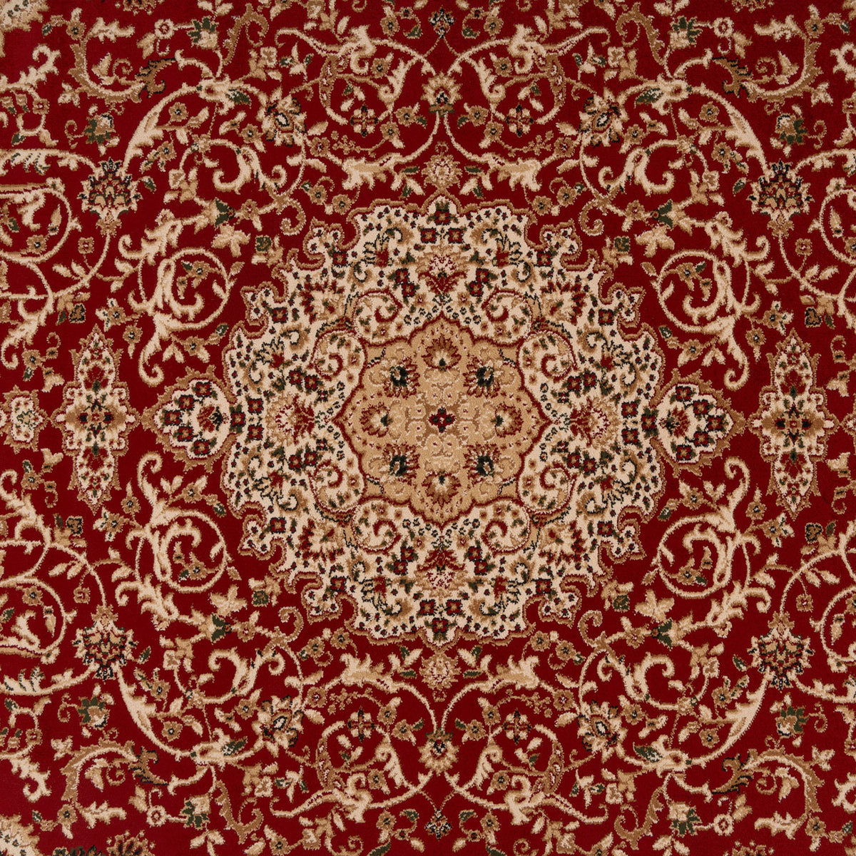 Classic Red Medallion Runner Rug - Sonam