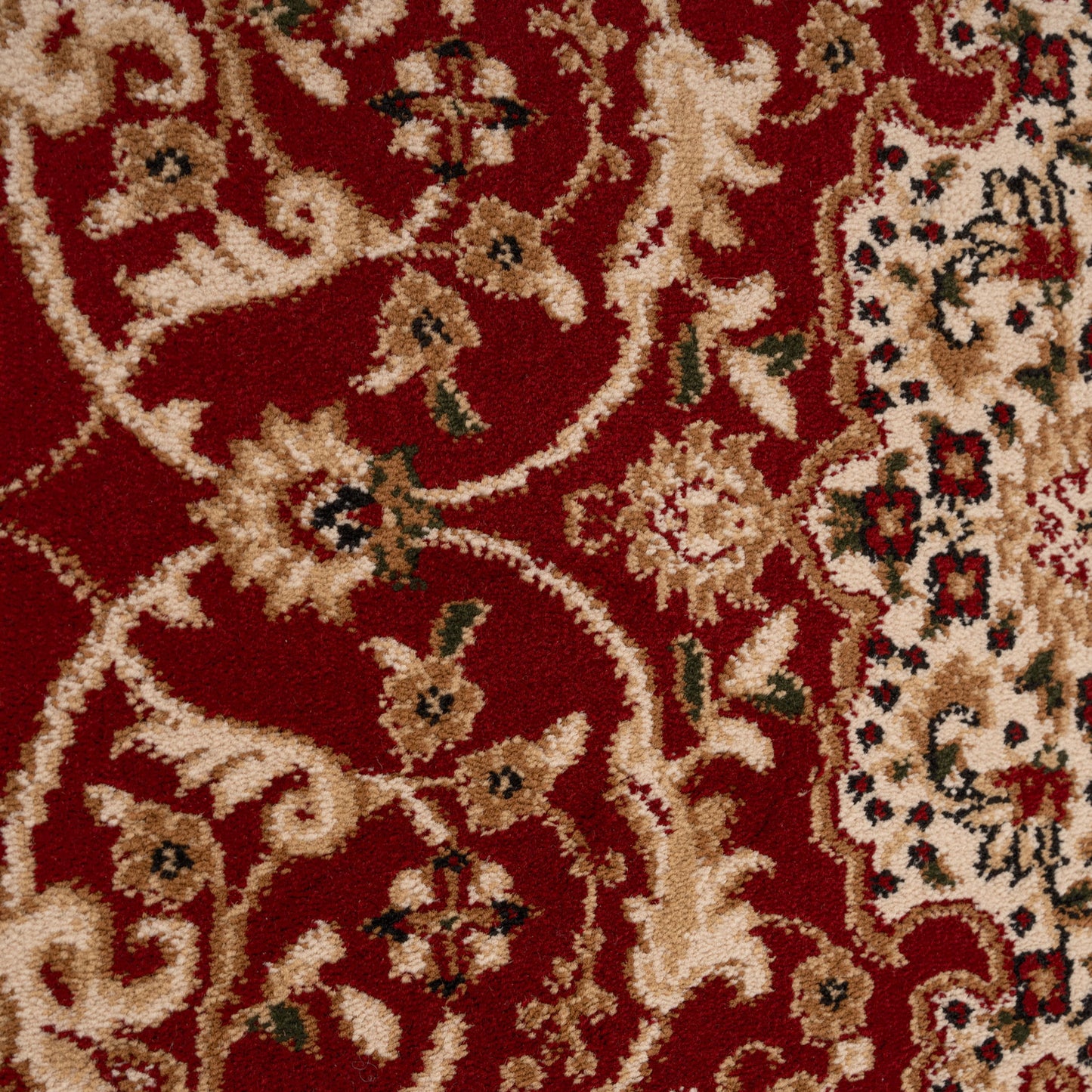 Classical Red Medallion Rug - Sonam | Living Room Rugs | Kukoon Rugs Online