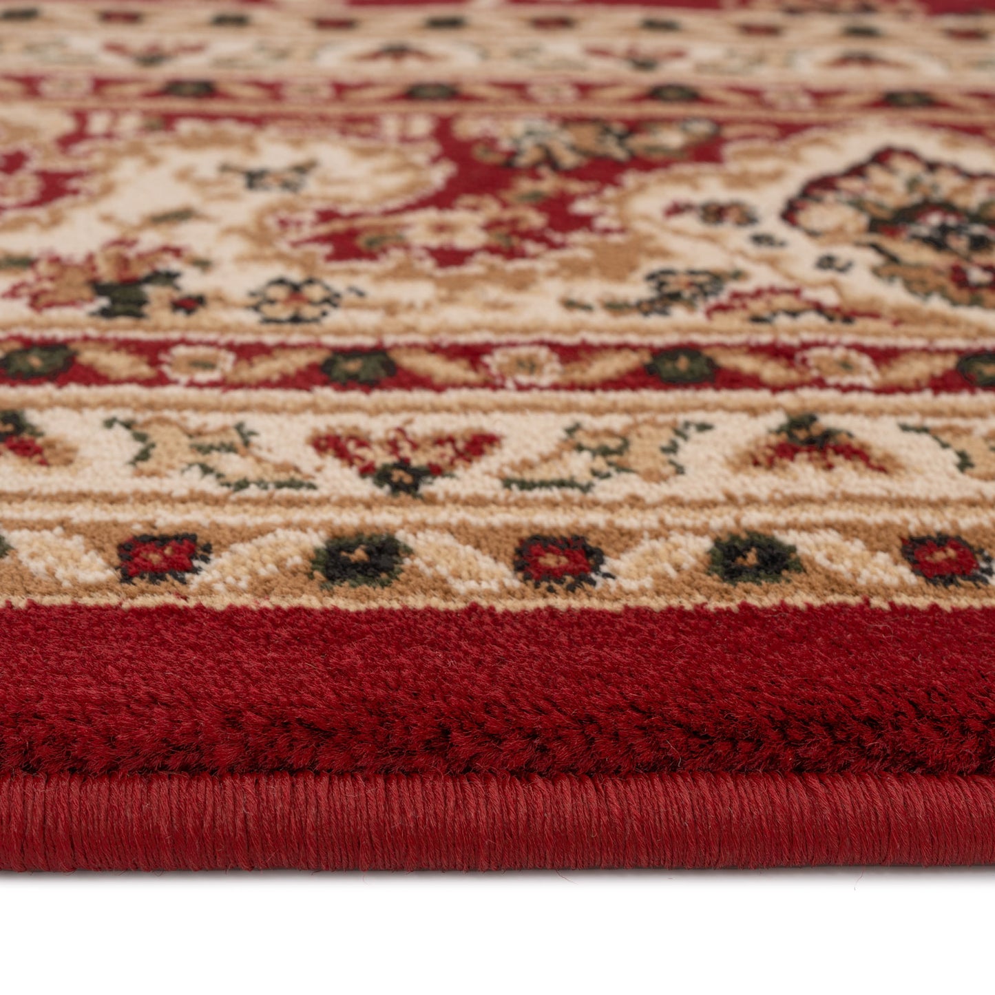 Classical Red Medallion Rug - Sonam | Living Room Rugs | Kukoon Rugs Online