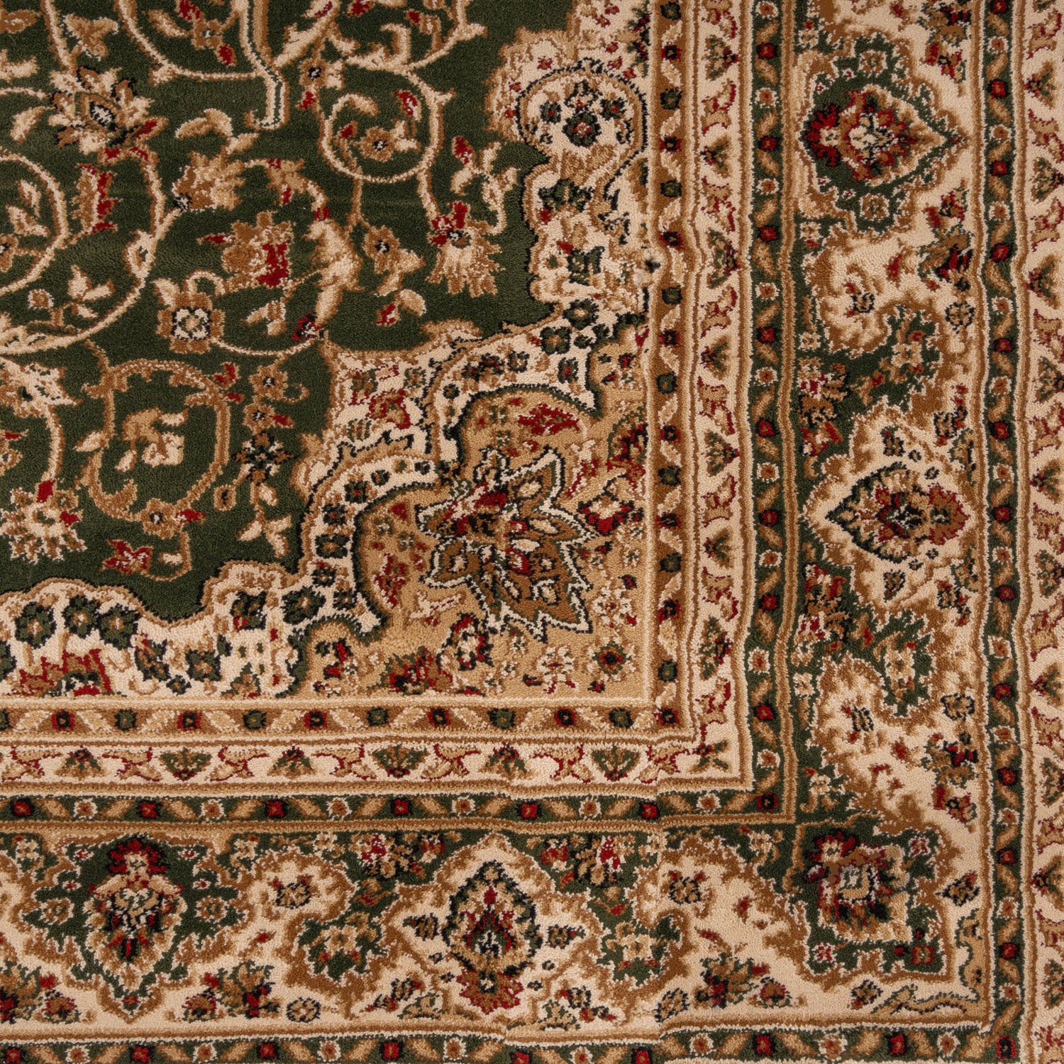 Classical Rich Green Rug - Sunil