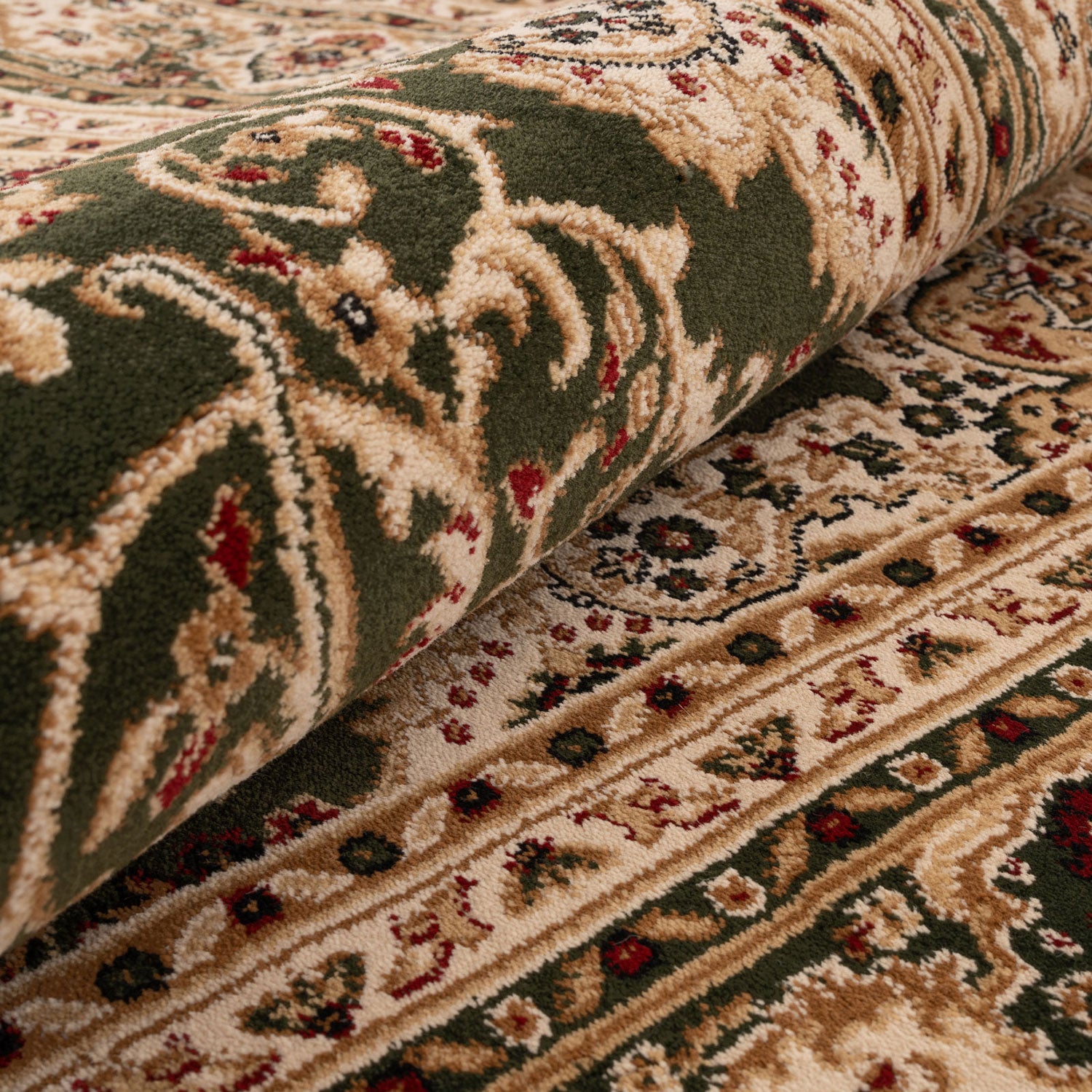 Classical Rich Green Rug - Sunil