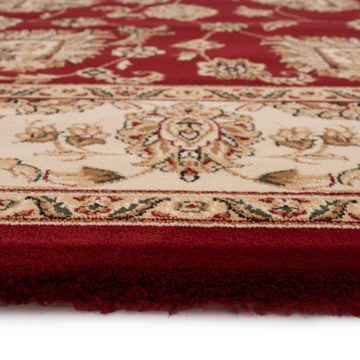 Classical Red Floral Runner Rug - Tirta