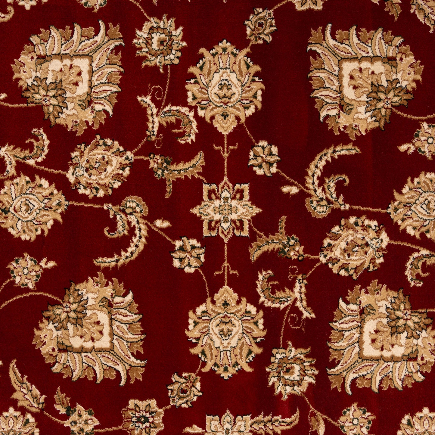 Classical Red Floral Runner Rug - Tirta