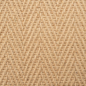 Light Jute Chevron Stair Carpet Runner