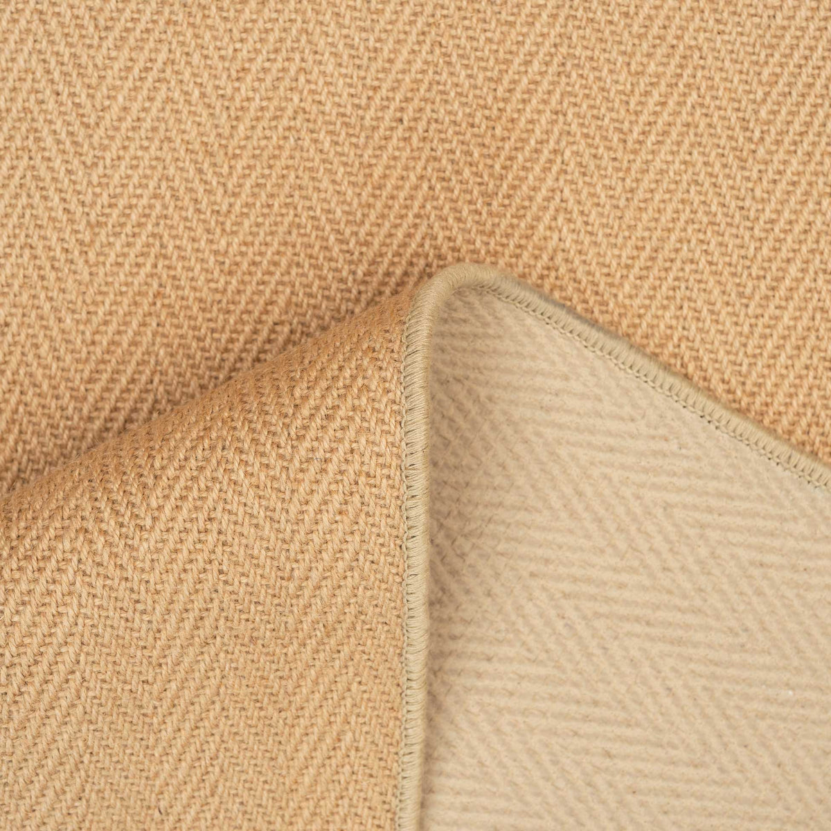 Light Jute Chevron Stair Carpet Runner
