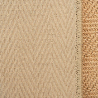 Light Jute Chevron Stair Carpet Runner