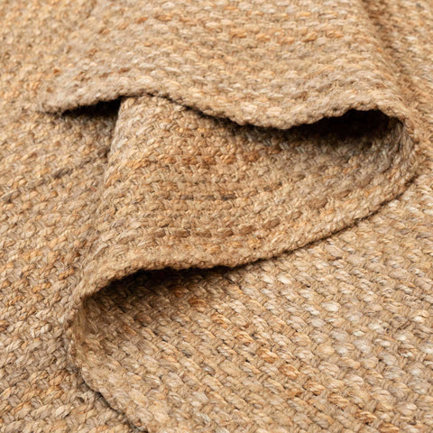 Natural Rustic Brown Bound Jute Rug - Panama | Living Room | Kukoon ...