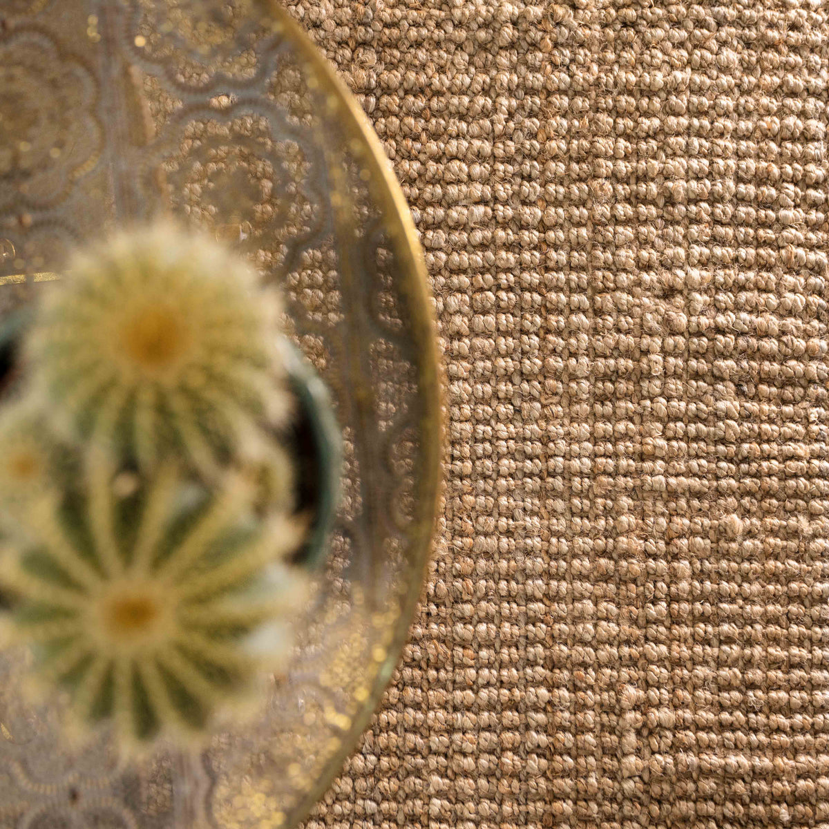Rustic Jute Sisal Brown Natural Area Rugs
