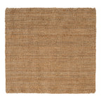 Rustic Jute Sisal Brown Natural Area Rugs - Boucle