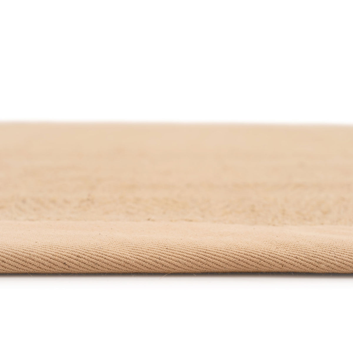 Beige Cotton Border Natural Jute Area Runner Rug