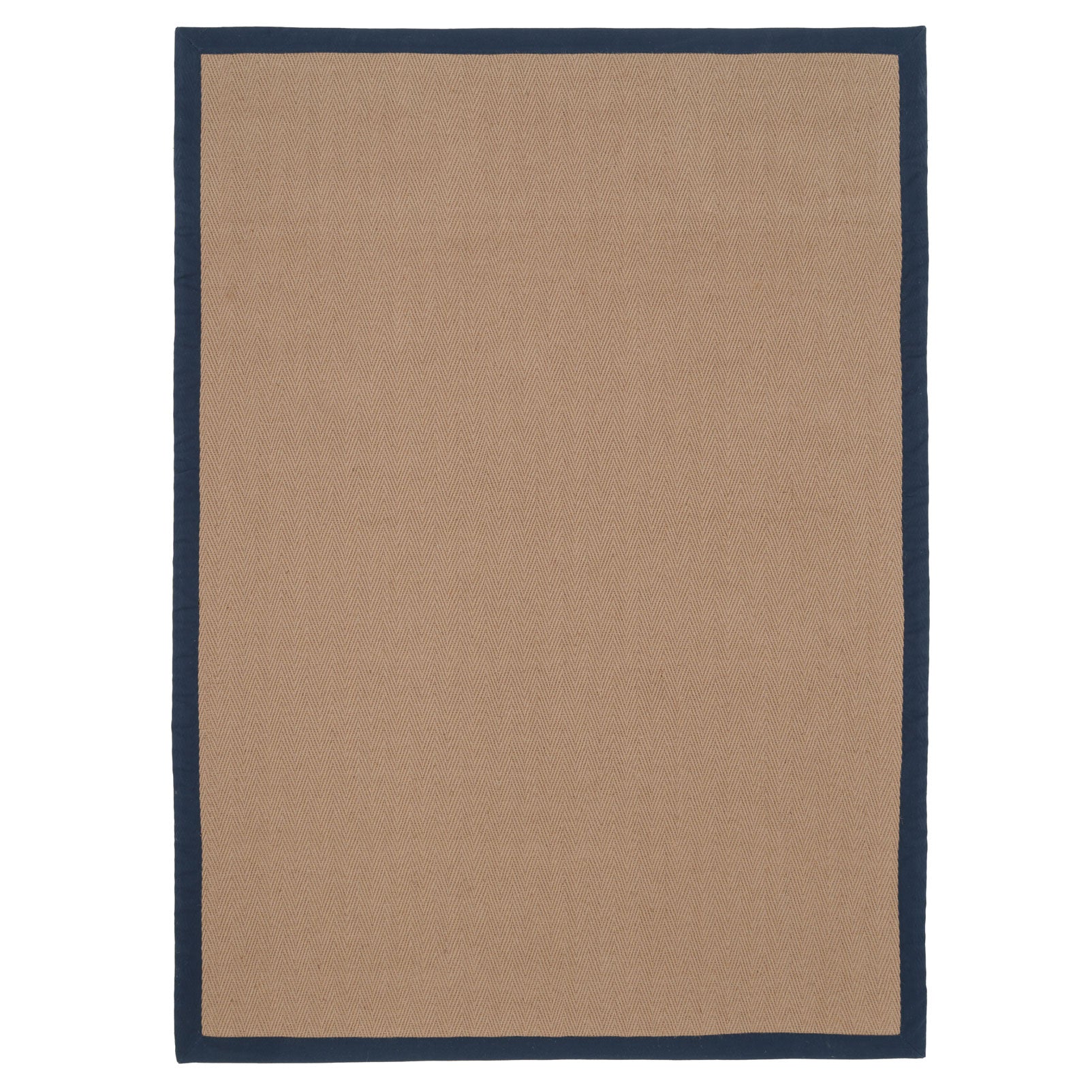 Navy Border Jute Rug - Juliette Navy | Living Room Rugs | Kukoon Rugs ...
