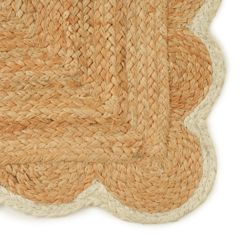 Jute Scalloped Doormat