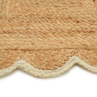 Jute Scalloped Doormat