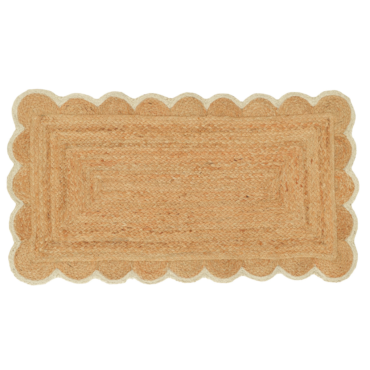 Jute Scalloped Doormat