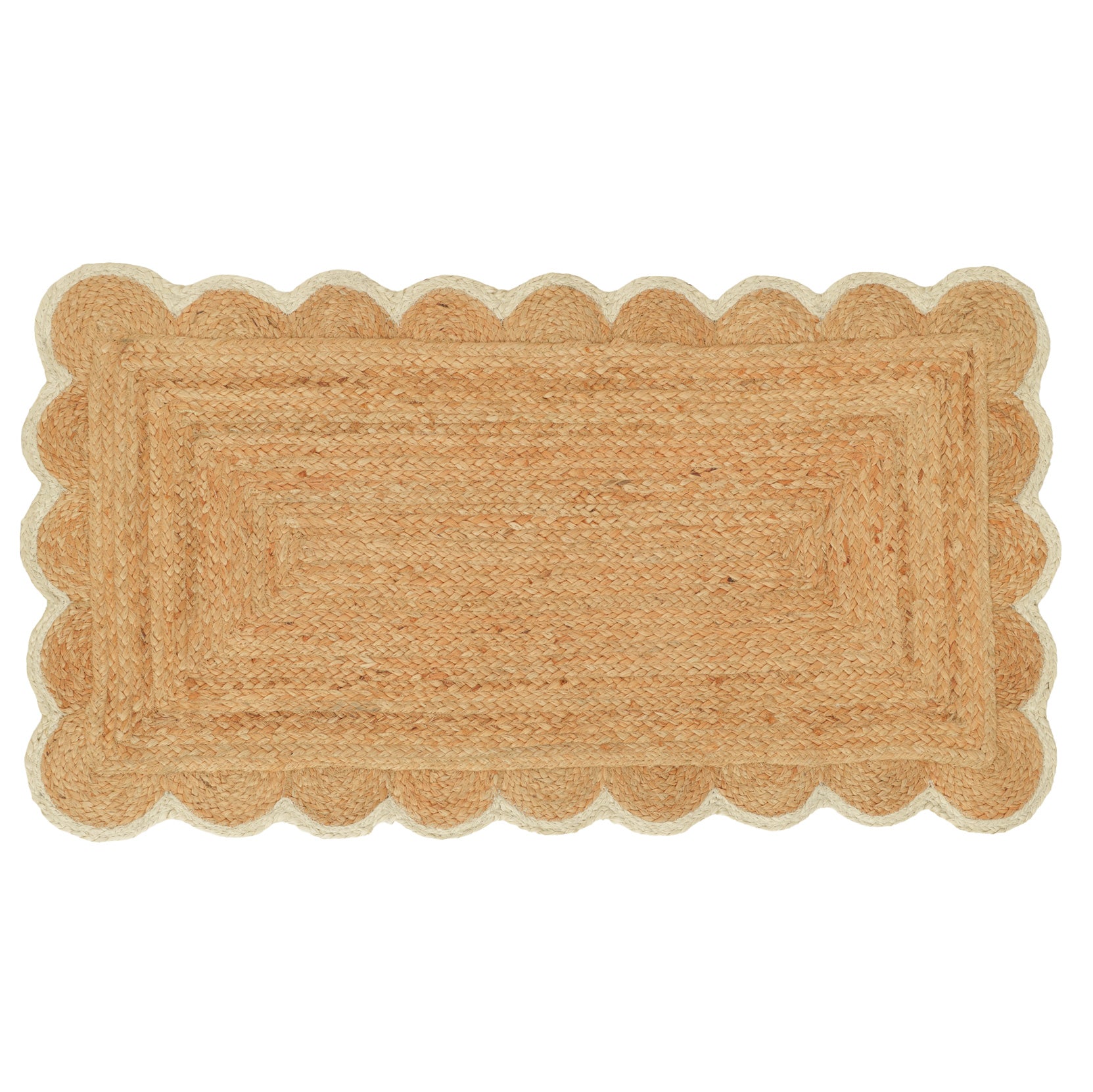 Jute Scalloped Doormat