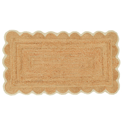 Jute Scalloped Doormat