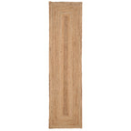 Rustic Braided Jute Runner Rug - Althea