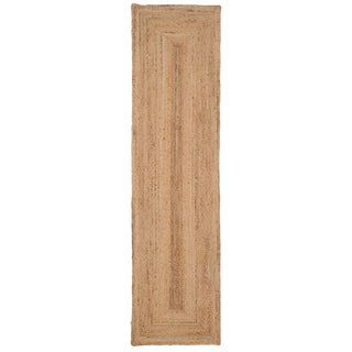 Rustic Braided Jute Runner Rug - Althea