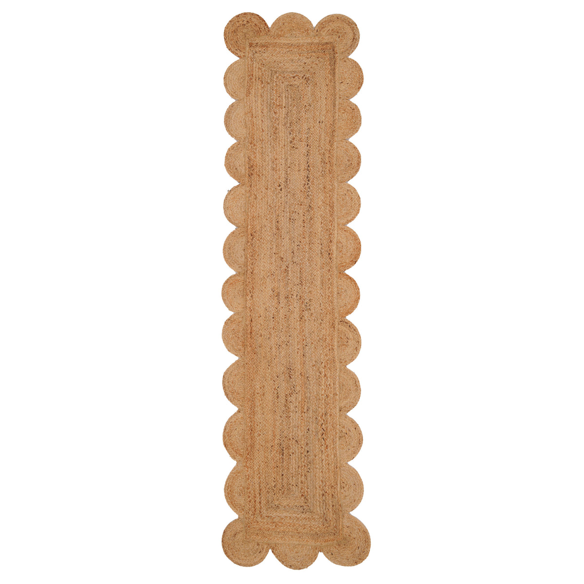 Rounded Edge Jute Runner Rug - Casper