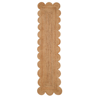 Rounded Edge Jute Runner Rug - Casper