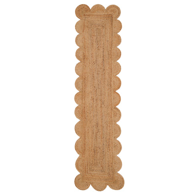 Rounded Edge Jute Runner Rug - Casper