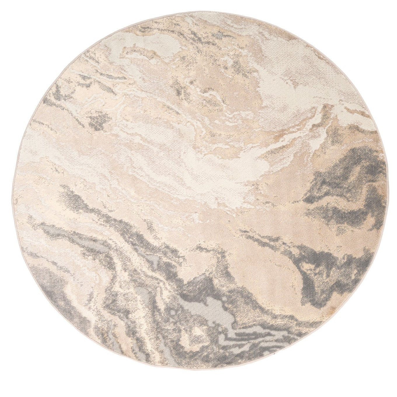 Beige Marble Style Rug - Galena