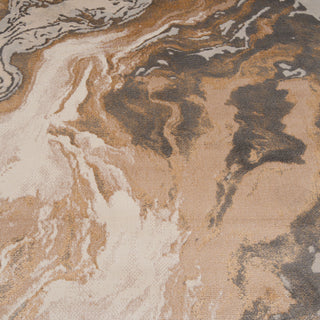 Beige Marble Style Rug - Galena