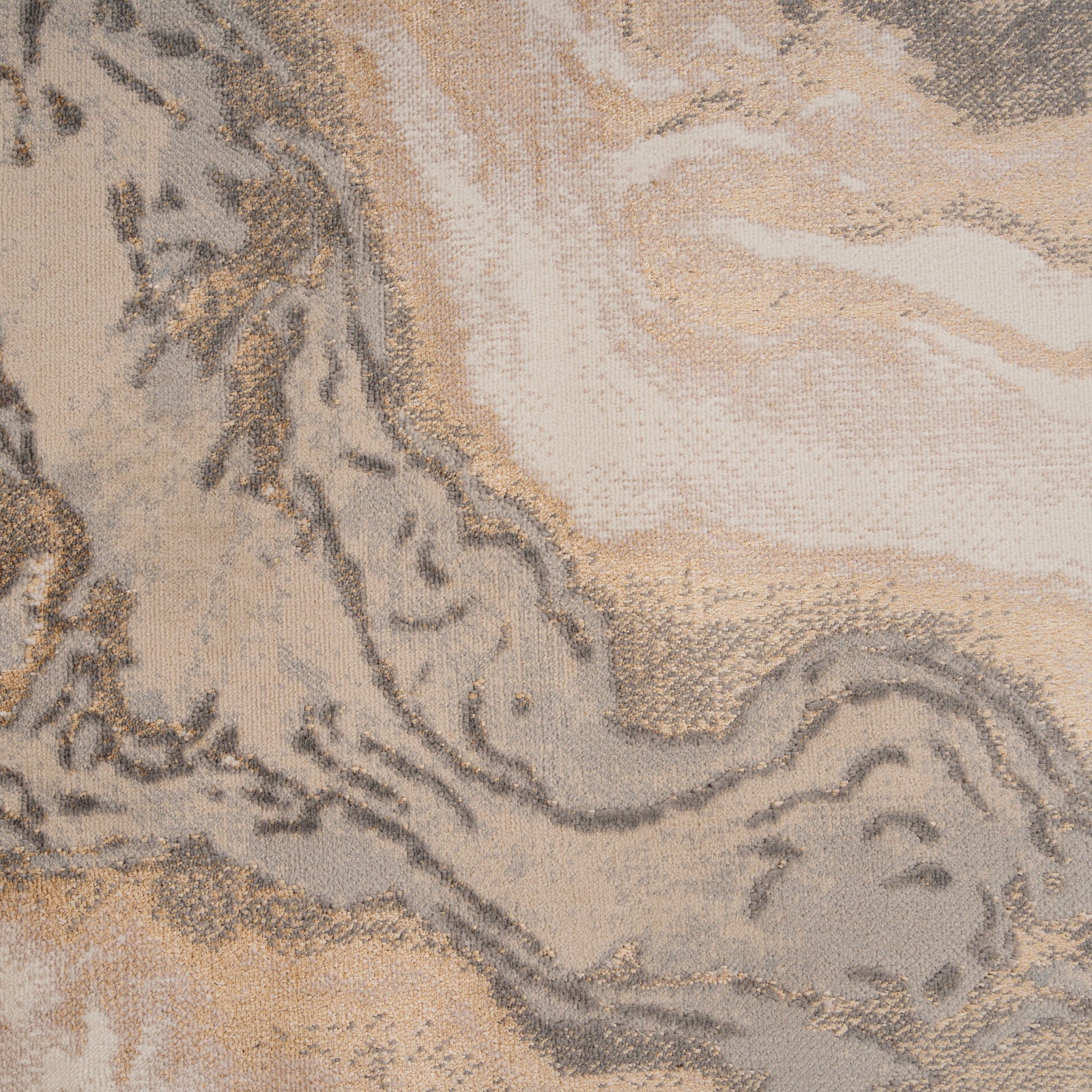 Beige Marble Style Rug - Galena