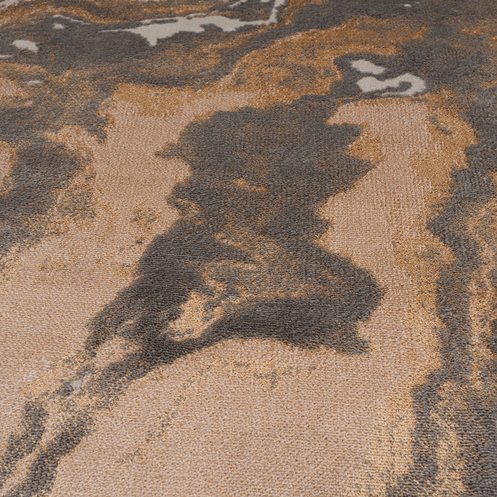 Beige Marble Style Rug - Galena