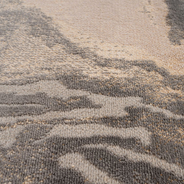 Beige Marble Style Rug - Galena