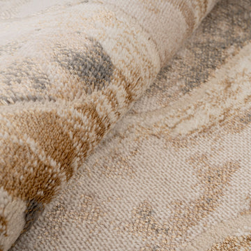 Beige Coral Design Rug - Poema