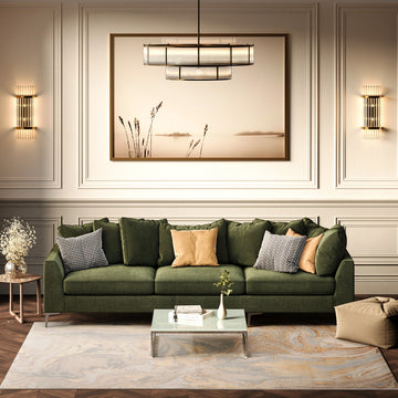 Luxury Marbling Beige Rug - Quartz