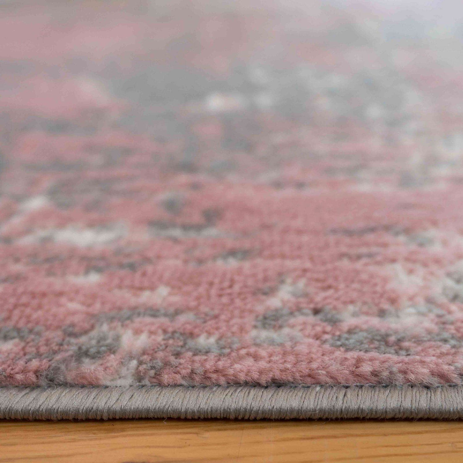 Modern Blush Pink Distressed Large Living Room Rugs