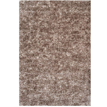 Light Brown Mottled Shaggy Living Room Rug