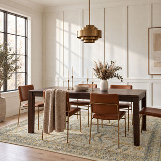 Cream Traditional Living Room Rug - Liora