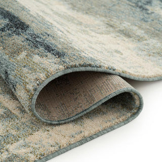 Blue Abstract Living Room Rug - Lucie