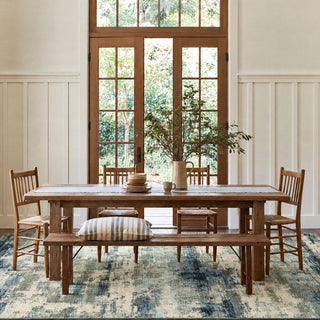 Blue Abstract Living Room Rug - Lucie