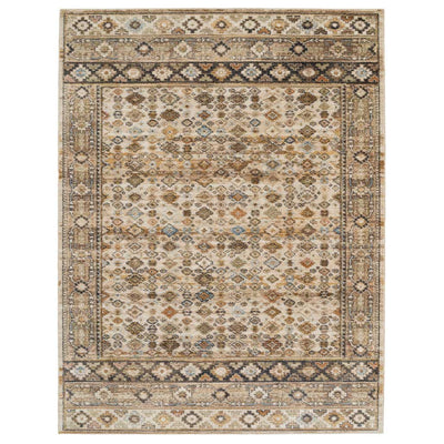 Beige Traditional Living Room Rug - Marta