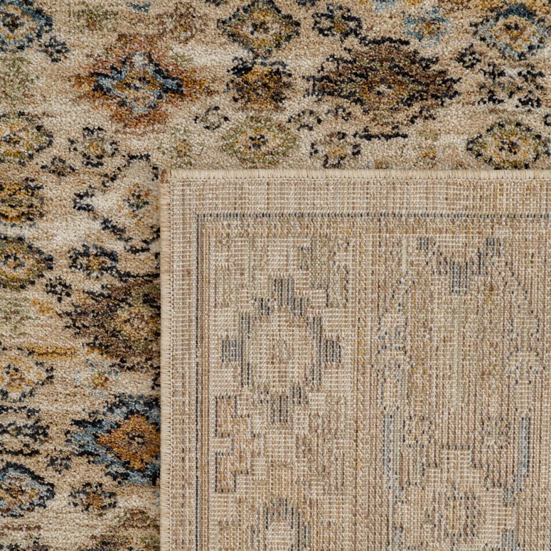 Beige Traditional Living Room Rug - Marta