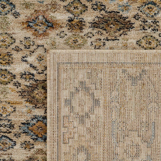 Beige Traditional Living Room Rug - Marta